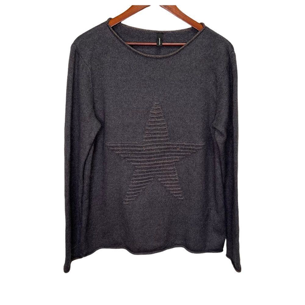 Soya Concept Grey Star Sweater Size XL